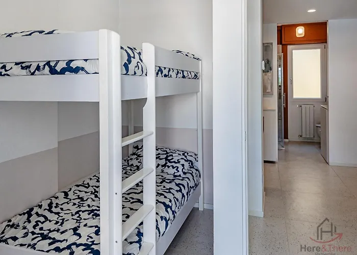 Modern Blue Horizon - Spiagge 200m - Ac - Smarttv Apartment *